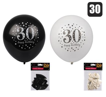 Balloons helium 6pc milestone 30 f-01