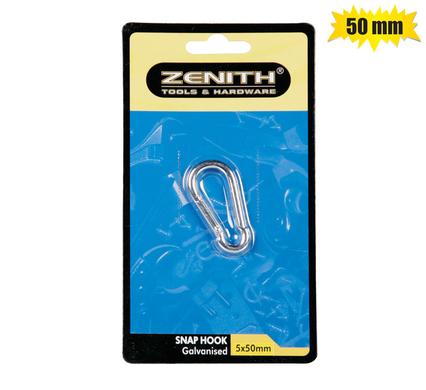 Snap-hook galvanised 5x50mm