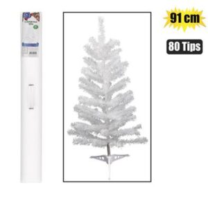 Xmas tree 91cm white (80 tips)