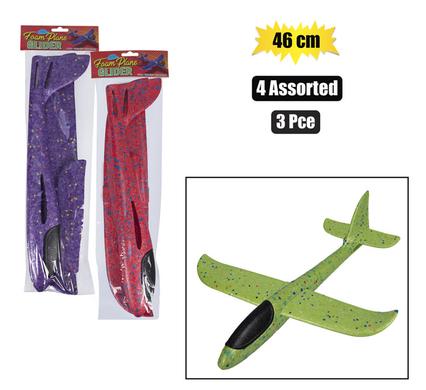 Boys playset glider foam plane 46cm