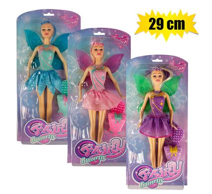 Doll fairy asstd 29cm