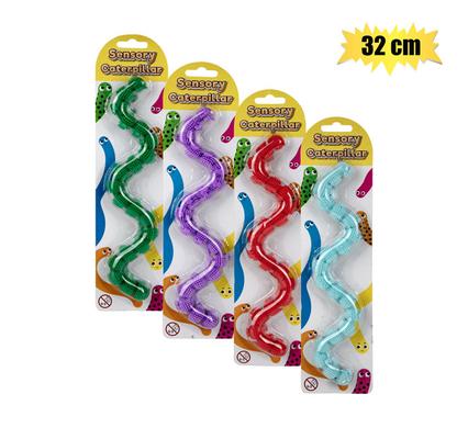 Novelty stretch worm caterpillar 32cm