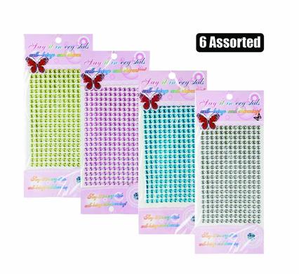 Sticker bling adhesive gems