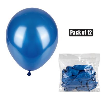 Balloons helium 1pc metallic blue f-01
