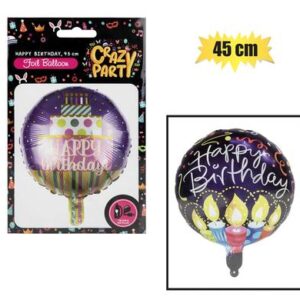 Balloon helium round hbd astd1 45cm f-01