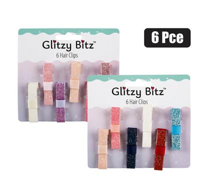 Hair clips fashion pins asstd 6pce