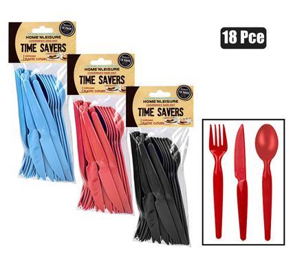 Cutlery pl 18pce 6knives+6forks+6spoons