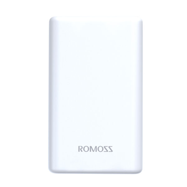 Romoss PAC10 10000mAh 20W Fast Charge Power Bank – White - Image 3