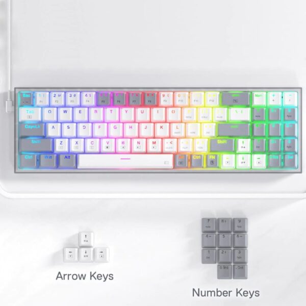 REDRAGON MECHANICAL Pollux Wired Gaming Keyboard - Image 3